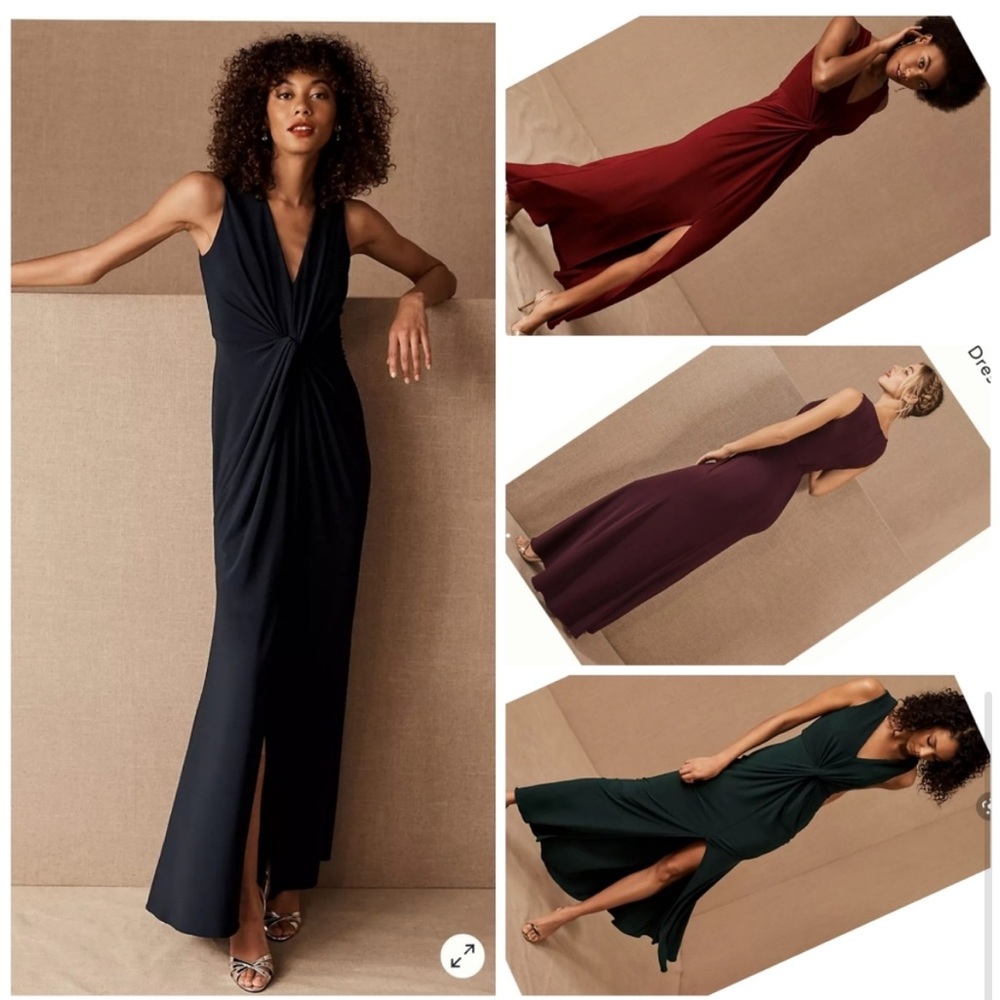 BHLDN Cortine Black maxi Dress size 4 - Picture 8 of 15